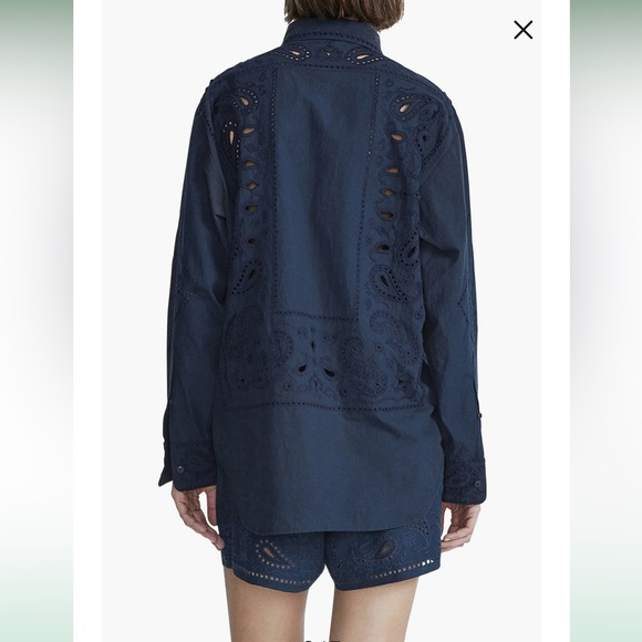 Rag & bone Vivian Embroidered Shirt - Picture 3 of 10
